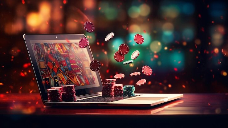Dealer casino profesional memandu permainan langsung dalam Live Casino